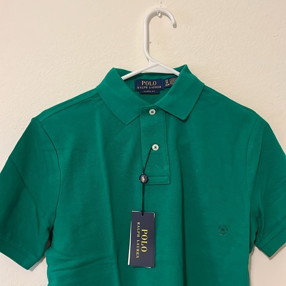 Polo by Ralph Lauren Green Classic Polo Shirt - Picture 2 of 6